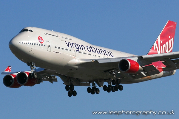 Virgin Atlantic VIR 0020.jpg - Virgin Atlantic Boeing 747-400 - Order a Print Below or email info@iesphotography.co.uk for other usage